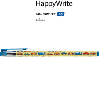 Ручка шариковая "HappyWrite. Машинки" 0.5мм синяя 20-0215/01 от магазина "Карандаш"