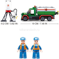 Конструктор "Город.Автозаправочная станция" 267 деталей 38х23,7х6,7см пластик M38-B0878 от магазина "Карандаш"