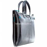 Сумка для ноутбука "Blue Square" 42х31х3см, 1 отделение, черная, натуральная кожа CA4021B2/N от магазина "Карандаш"