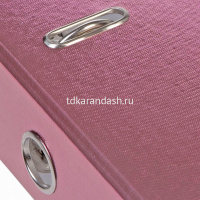 Папка-регистратор А4 70мм бумвинил розовый металлик 70ПР4_03418/066835 от магазина "Карандаш"