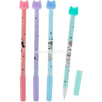 Картинка Ручка гелевая пиши-стирай "Котенок" 0,5мм синяя, ассорти 279/YZ2268 от магазина "Карандаш" Ручка гелевая пиши-стирай "Котенок" 0,5мм синяя, ассорти 279/YZ2268 от магазина "Карандаш"