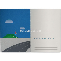 Тетрадь А5 40л клетка "Трамвайчик" прошитый блок матовая ламинация 7-40-001/72 от магазина "Карандаш"