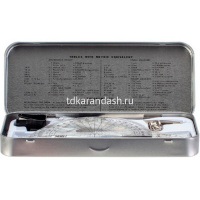 Картинка Готовальня 8 предметов (циркуль, карандаш, точилка, транспортир, 3 линейки, ластик) металл EG30505 от магазина "Карандаш" Готовальня 8 предметов (циркуль, карандаш, точилка, транспортир, 3 линейки, ластик) металл EG30505 от магазина "Карандаш"