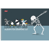 Альбом для рисования А4 32л "LOOK AT MY DAB" на спирали 5 дизайнов 32А4Всп/054748 от магазина "Карандаш"