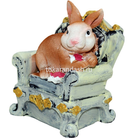 Копилка Кролик в кресле 10см, 2 вида BT602-1
