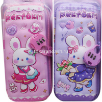 Пенал "Perform" 22х10х5см прямоугольный, 1 отделение с планкой, кодовый замок, пвх, 3 цвета DB23153 от магазина "Карандаш"