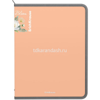 Папка на молнии А4 "Matt Pastel Bloom" пластик, 4 цвета 61188 от магазина "Карандаш"