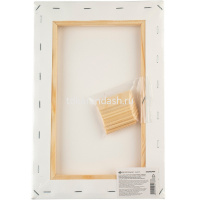 Бумага для акварели на подрамнике 20х30см 300г/м2, 100% хлопок, среднее зерно 252452488 от магазина "Карандаш"