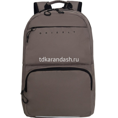 Рюкзак 30х42,5х13,5см, 800гр, 2 отделения, 3 кармана, темный песок RU-539-1/3 от магазина "Карандаш"