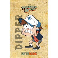 Блокнот А7 48л "Гравити Фолз" клетка, склейка, 3-х цветный блок, 5 дизайнов 48Б7В1к от магазина "Карандаш"