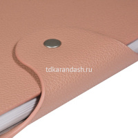 Ежедневник недатированный А5 "Torino" 272стр., пудровый, искусственная кожа, на кнопке 3-685/01 от магазина "Карандаш"