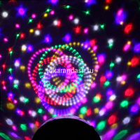 Диско Шар 17х13см музыкальный, черный (USB, Bluetooth) Y10695-24 от магазина "Карандаш"