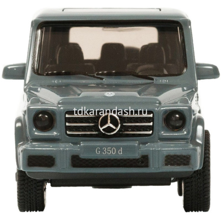 Машина "Mercedes-Benz G350d" серая, инерционная, металл 17,5см (свет, звук, откр.двери) JB1251222 от магазина "Карандаш"