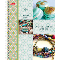 Тетрадь А5 96л клетка "Чудесные краски Boho Chic" на спирали 96Т5В1гр/042666 от магазина "Карандаш"