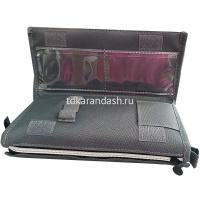 Пенал "Basket" 22х9,5х7см прямоугольный, 2 отделения, 1 карман, текстиль, с ручкой, на липучке, 3 цв от магазина "Карандаш"