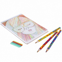 Картинка Карандаш многоцветный "Rainbow" 4 цвета, шестигранный корпус, дерево 035011 от магазина "Карандаш" Карандаш многоцветный "Rainbow" 4 цвета, шестигранный корпус, дерево 035011 от магазина "Карандаш"