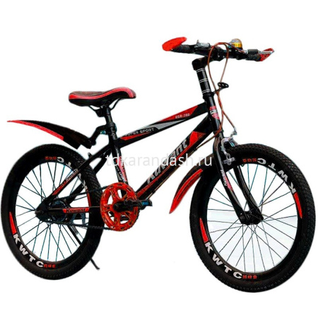 Велосипед 20" Kuwant, красный, крылья, подножка, звонок, компас TP37