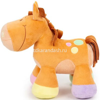 Лошадка "Тося" 22см рыжая ЛТ/22/36-1 от магазина "Карандаш"