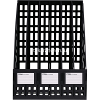 Лоток д/бумаг вертикальный 5 отделений 245х295х250мм сборный черный ЛТВ-63724/ЛТ85 от магазина "Карандаш"