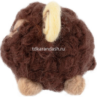 Набор для валяния "Игрушка. Барашек Александр" (шерсть, игла, основа, выкройка, трафарет) WT-0229 от магазина "Карандаш"