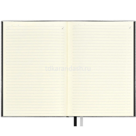 Ежедневник недатированный А5 "Escalada" 320стр., серый металлик, искусственная кожа софт-тач 63994 от магазина "Карандаш"