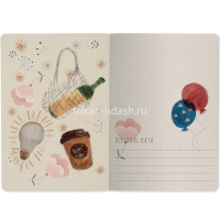 Тетрадь А5 40л клетка "Среда обитания" прошитый блок матовая ламинация 7-40-001/126 от магазина "Карандаш"