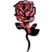 Термоаппликация со стразами 5в. Y8029-18 от магазина "Карандаш"