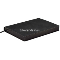 Ежедневник недатированный А6+ "Escalada" 320стр., черный, искусственная кожа софт-тач 64024 от магазина "Карандаш"