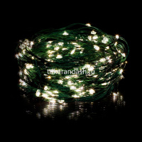 Эл/гирлянда 500 белых диодов длина 50м, 8 режимов, зеленый металл.провод Y10683-24 от магазина "Карандаш"