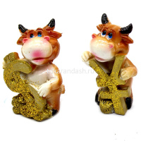 Статуэтка Бык 4х3х6см 4 вида BY847 от магазина "Карандаш"