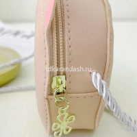 Сумочка "Кошечка" 12х10,5х4см 1 отделение, искусственная кожа, коралловая SD2265 от магазина "Карандаш"