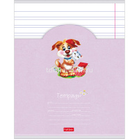 Тетрадь А5 12л узкая линия "Лохматики" на скобе  5 дизайнов 12Т5В7/046974 от магазина "Карандаш"