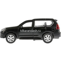 Машина "Toyota Prado" черная матовая, инерционная, металл 12см (открывающиеся двери) PRADO-BE от магазина "Карандаш"