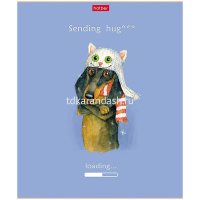 Тетрадь А5 18л клетка "ТаксаLIFE" на скобе 5 дизайнов 18Т5В1/067618 от магазина "Карандаш"