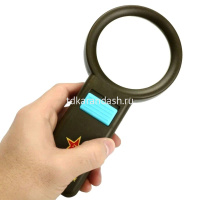 Лупа D=80мм увеличение 6, с подсветкой, в картонной коробке 11117-24 от магазина "Карандаш"