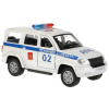 Машина "UAZ Patriot. Полиция" белая, инерционная, металл 12см (открывающиеся двери) от магазина "Карандаш"