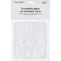 Молд силиконовый "Сладости 173х153мм SMER-11 от магазина "Карандаш"