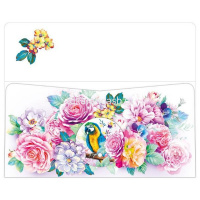 Конверт для денег "Цветы и птицы!" 168х84мм 076.251 от магазина "Карандаш"