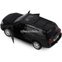 Машина "Lexus LX570" черная, инерционная, металл 17,5см (свет, звук, откр.двери) JB1200169 от магазина "Карандаш"