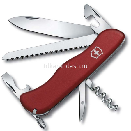 Нож перочинный 111мм "Rucksack" 14 функций красный 0.8863