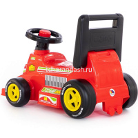 Каталка-автомобиль "Гоночный Трек" 63,5x33x41,5см, красный, пластик 7987 от магазина "Карандаш"