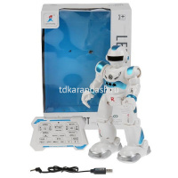 Робот р/у 27см, в комплекте USB, пластик (свет, звук) 1846175/99888-3 от магазина "Карандаш"