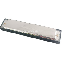 Гармошка губная 13х2,5см в футляре, металл/пластик, 4 цвета 11056-24 от магазина "Карандаш"