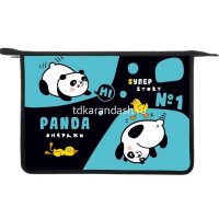 Папка на молнии А4 "Панда энерджи" 245х340х40мм 1 отделение пластик AMc_03034/090133 от магазина "Карандаш"