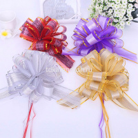 Бант - шар 5см диаметр 13см с рисунком 10 цветов Y7013-18 от магазина "Карандаш"