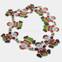 Гирлянда "С Новым годом. Дед Мороз" картон Y10143-24 от магазина "Карандаш"