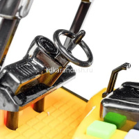 Погрузчик с ящиками и поддоном инерционный на батарейках, пластик 23х9,5х13,5см (свет, звук) WY691A от магазина "Карандаш"