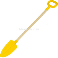 Лопатка детская 74см пластик, деревянная ручка У542/УТМ01089388 от магазина "Карандаш"