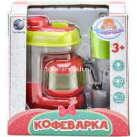 Кофеварка 21 х 22см (свет, звук), пластик 14023/T581-D6122 от магазина "Карандаш"