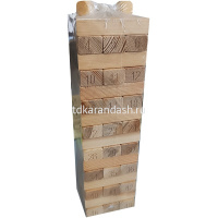 Игра "Дженга" 23х6,5х6,5см, 48 деталей, дерево 11335-24 от магазина "Карандаш"